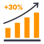 icono30 BOOST SALES UP TO 30% with oct8ne's Chatbot
