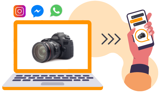 Messagin live chat & chatbot for ecommerce Camera
