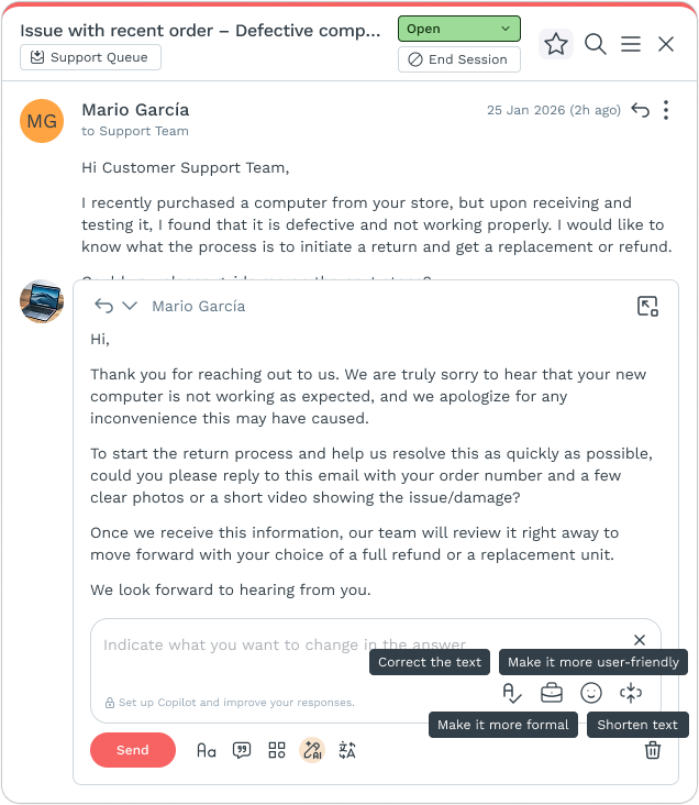Empowering your team with AI: discover Help me write, Copilot, and Session summary 1 blog nuevos features ia inbox en 1